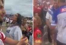 Fan charged & banned for throwing meat pie at NRL game fan-charged-banned-for-throwing-meat-pie-at-nrl-game