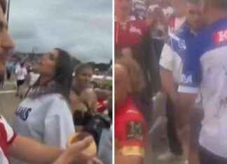 Fan charged & banned for throwing meat pie at NRL game fan-charged-banned-for-throwing-meat-pie-at-nrl-game