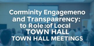 Community Engagement and Transparency: The Role of Local Town Hall Meetings Community Engagement and Transparency: The Role of Local Town Hall Meetings