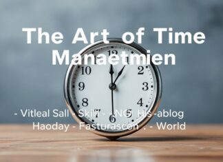 The Art of Time Management: A Critical Skill in Today’s Fast-Paced World The Art of Time Management: A Vital Skill in Today's Fast-Paced World
