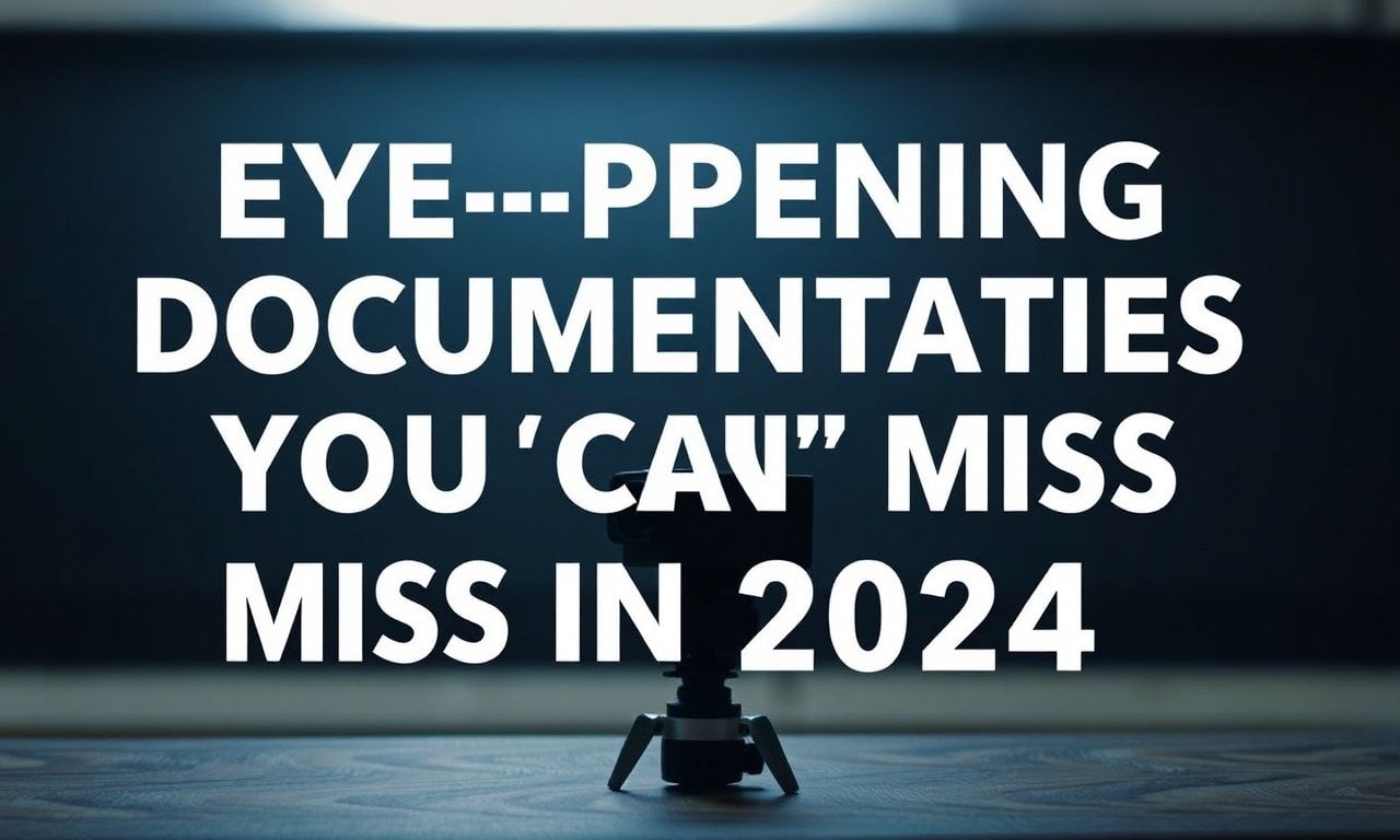 Eye-Opening Documentaries You Can't Miss in 2024
