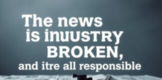 The News Business is Broken, and We’re All to Blame The news industry is broken, and we are all responsible.