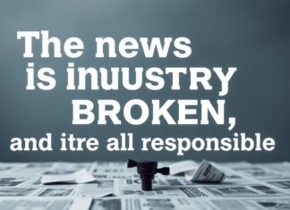 The News Business is Broken, and We’re All to Blame The news industry is broken, and we are all responsible.