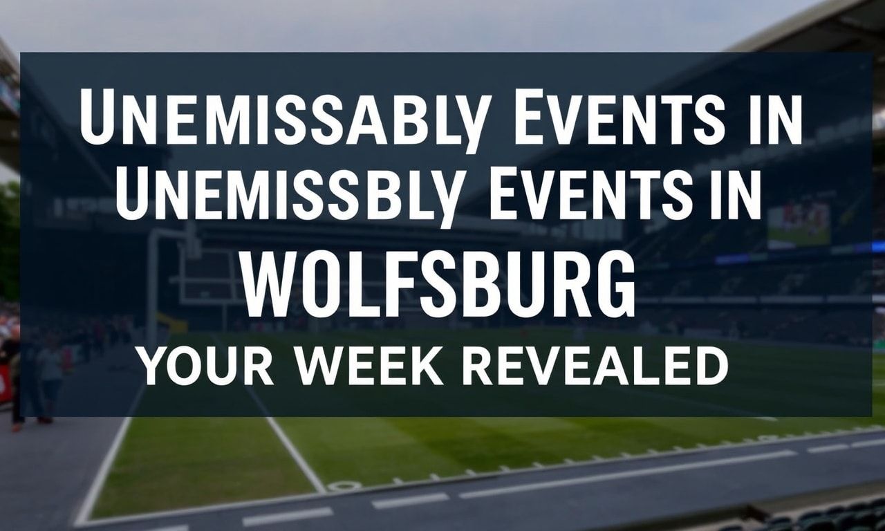 Unmissable Events in Wolfsburg: Your Week Unveiled